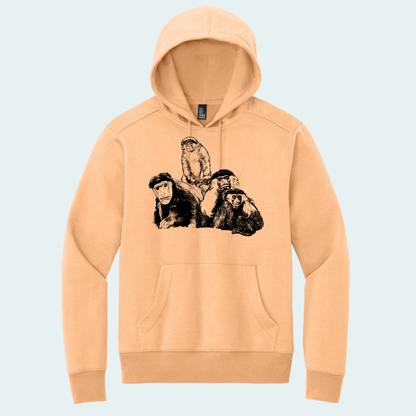 Colobus Mixed Species Fundraiser (Limited Edition for August) Unisex Fleece Hoodie