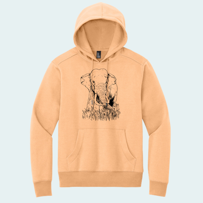 Asian Bull Elephant Fundraiser (Limited Edition for August) Unisex Fleece Hoodie