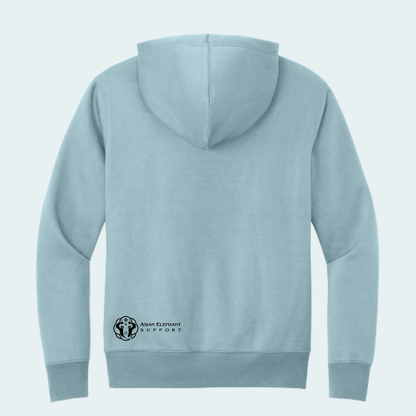 Asian Bull Elephant Fundraiser (Limited Edition for August) Unisex Fleece Hoodie