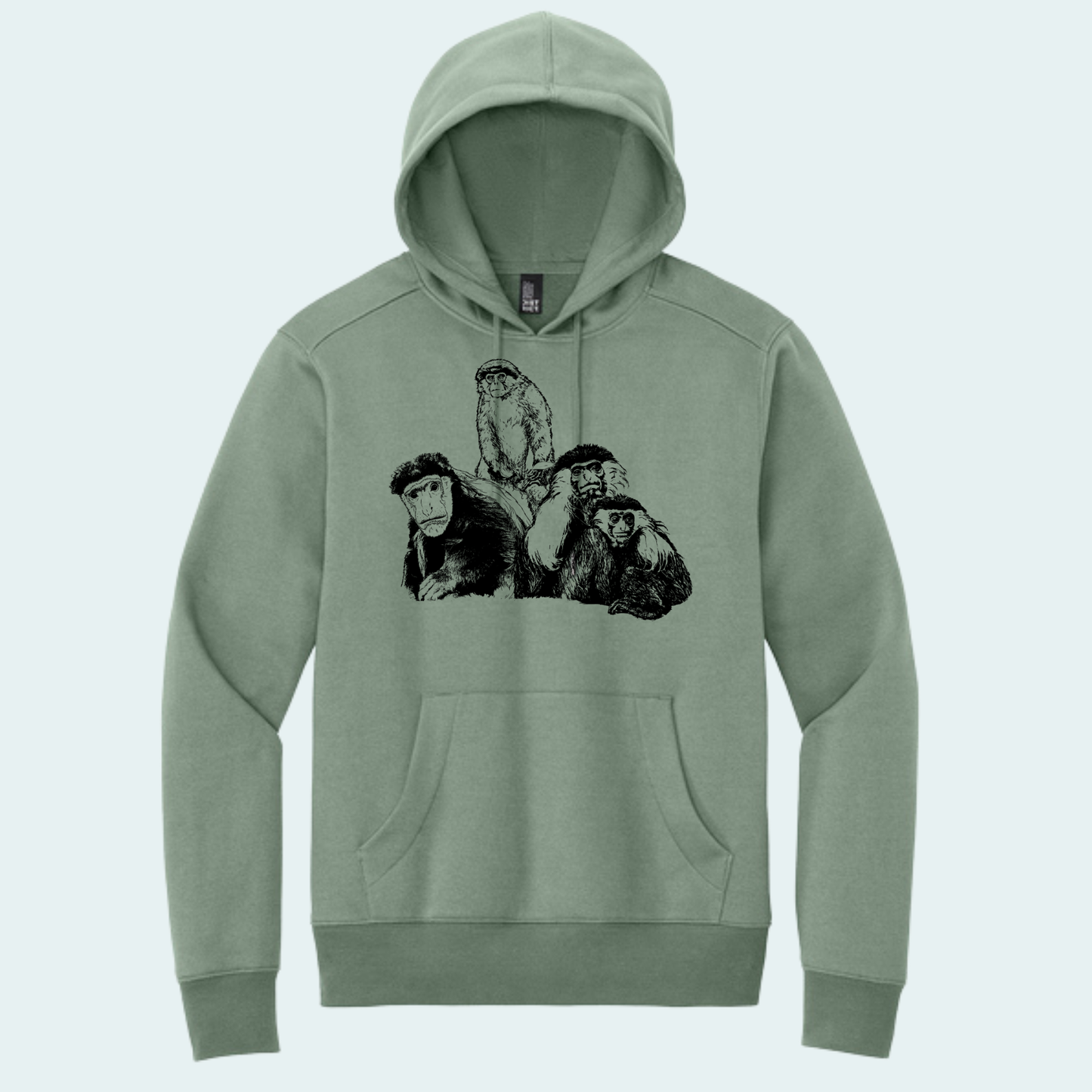Colobus Mixed Species Fundraiser (Limited Edition for August) Unisex Fleece Hoodie