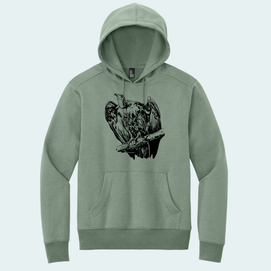 Hooded Vulture (Limited Edition for September) Unisex Fleece Hoodie