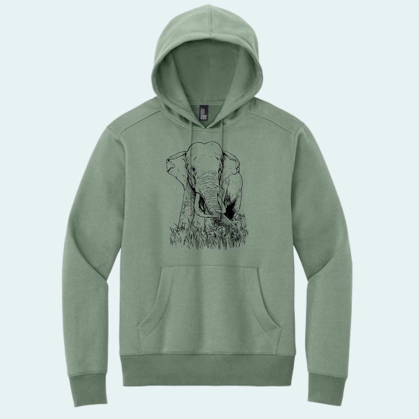Asian Bull Elephant Fundraiser (Limited Edition for August) Unisex Fleece Hoodie