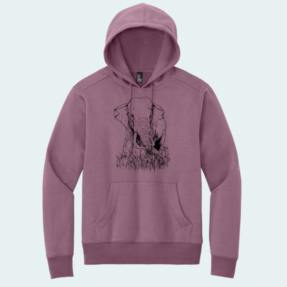 Asian Bull Elephant Fundraiser (Limited Edition for August) Unisex Fleece Hoodie