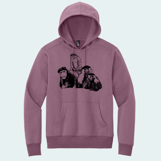Colobus Mixed Species Fundraiser (Limited Edition for August) Unisex Fleece Hoodie