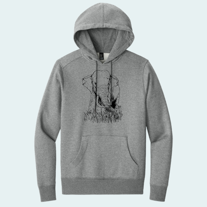 Asian Bull Elephant Fundraiser (Limited Edition for August) Unisex Fleece Hoodie