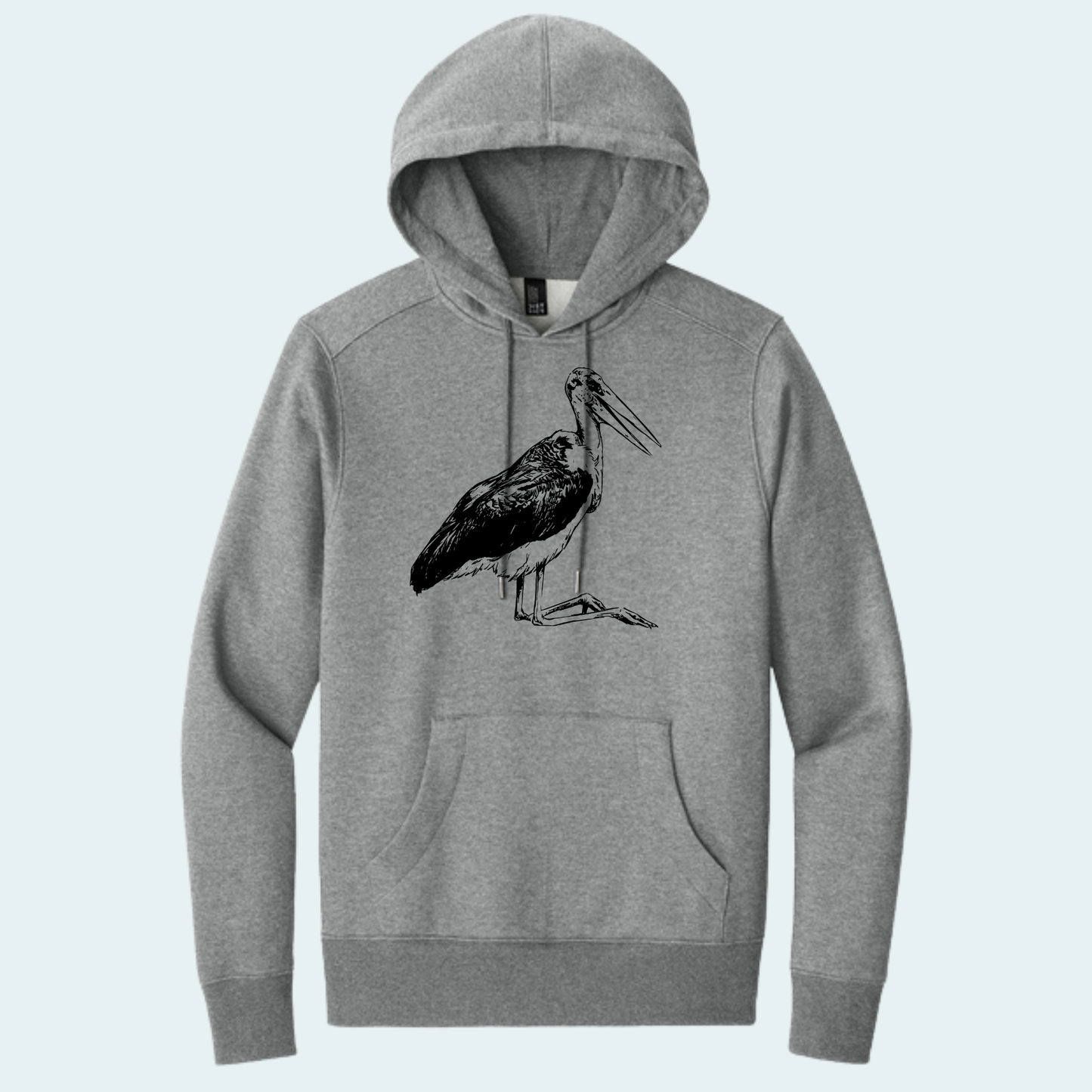 Marabou Stork (Limited Edition for August) Unisex Fleece Hoodie
