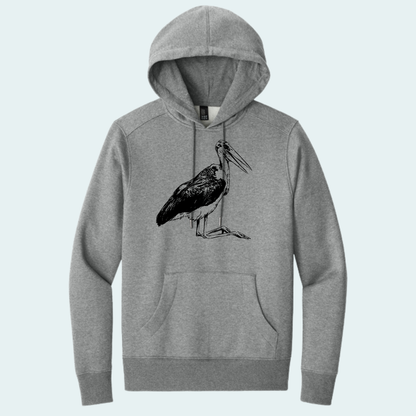 Marabou Stork (Limited Edition for August) Unisex Fleece Hoodie