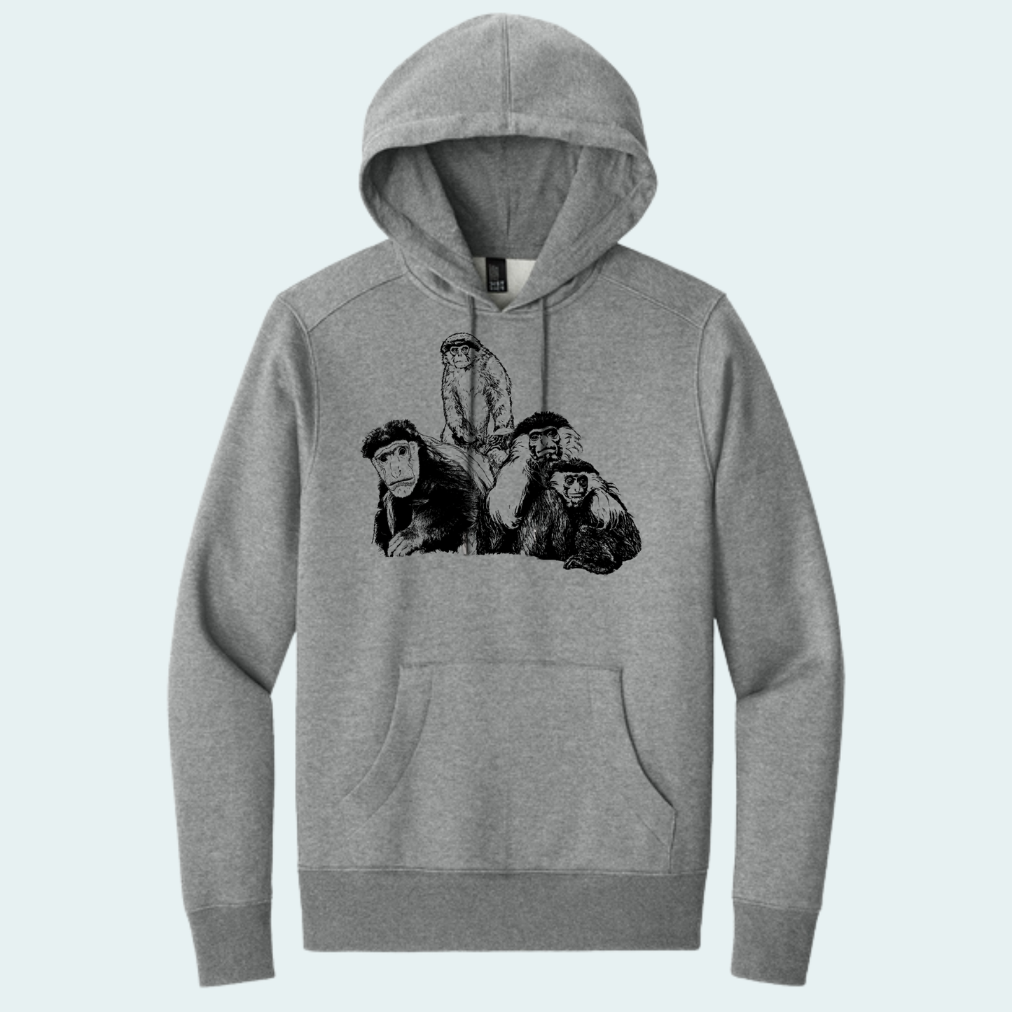 Colobus Mixed Species Fundraiser (Limited Edition for August) Unisex Fleece Hoodie