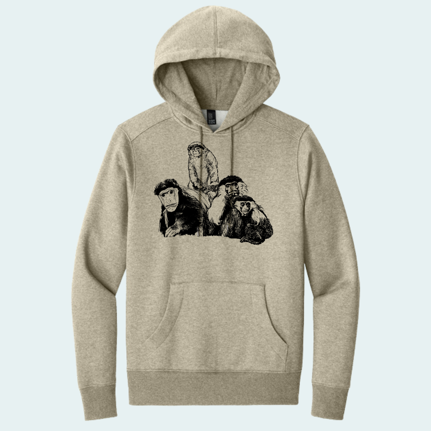 Colobus Mixed Species Fundraiser (Limited Edition for August) Unisex Fleece Hoodie