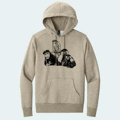 Colobus Mixed Species Fundraiser (Limited Edition for August) Unisex Fleece Hoodie