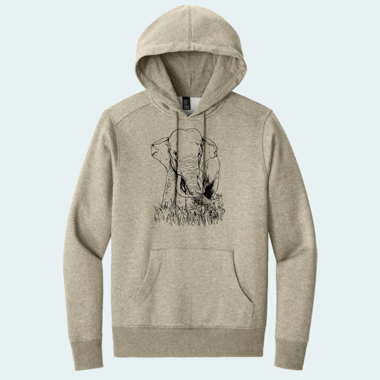 Asian Bull Elephant Fundraiser (Limited Edition for August) Unisex Fleece Hoodie