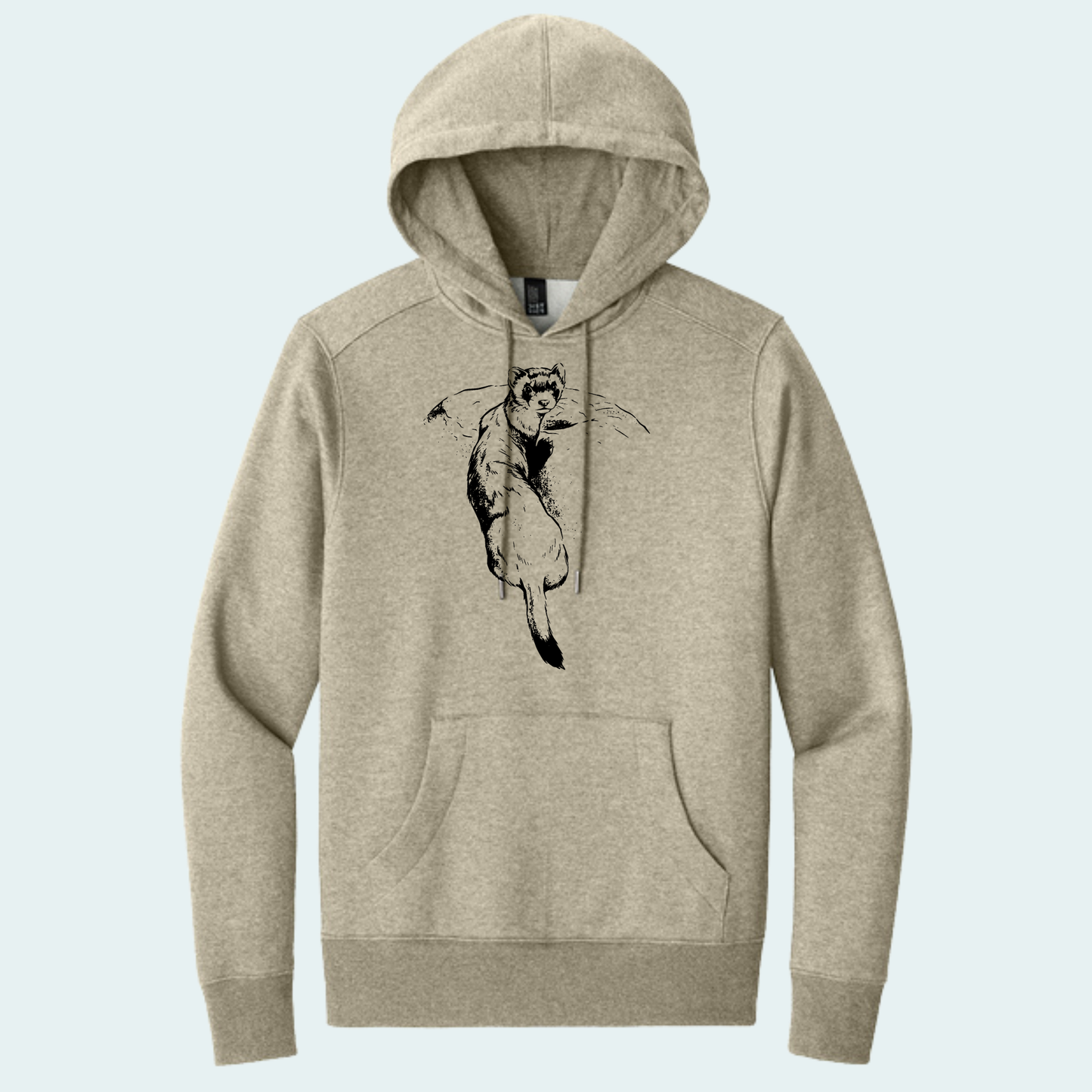 Black Footed Ferret (Limited Edition for September) Unisex Fleece Hoodie