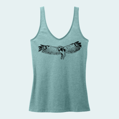 Verreaux's Eagle Owl (Limited Edition for August) Women's V-Neck Tank