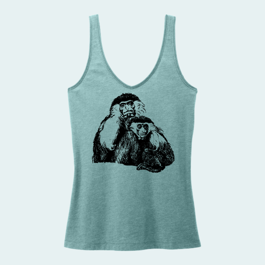 Angolan Colobus Fundraiser (Limited Edition for August) Women's V-Neck Tank