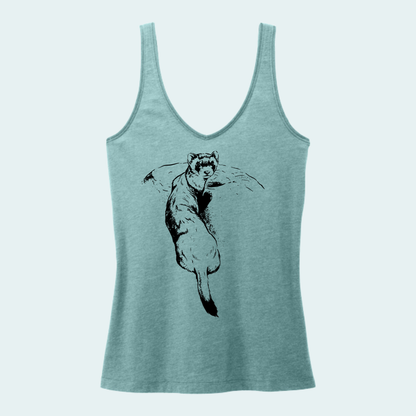 Black Footed Ferret (Limited Edition for September) Women's V-Neck Tank