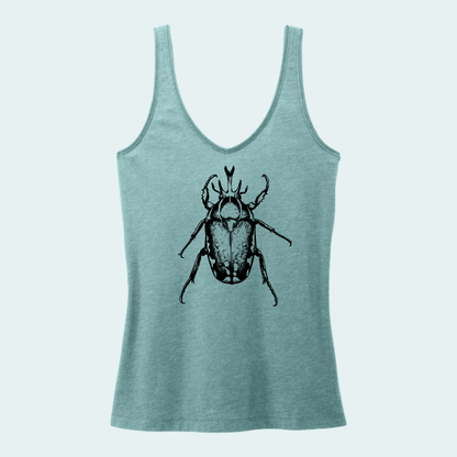 Magnificent Flower Beetle (Limited Edition for September) Women's V-Neck Tank
