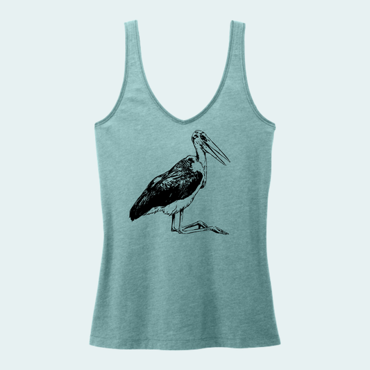 Marabou Stork (Limited Edition for August) Women's V-Neck Tank