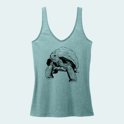 Aldabra Tortoise (Limited Edition for September) Women's V-Neck Tank