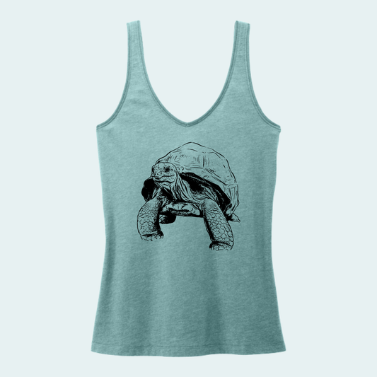 Aldabra Tortoise (Limited Edition for September) Women's V-Neck Tank