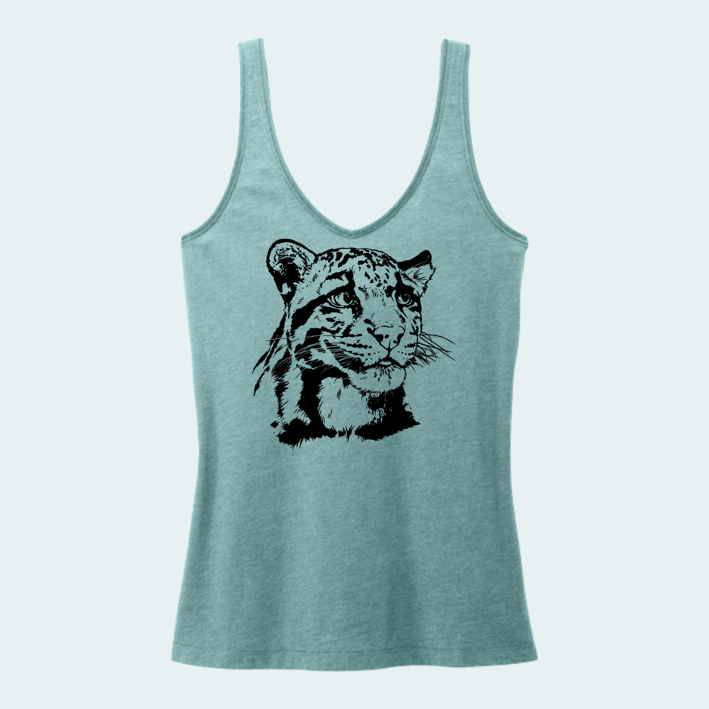 Clouded Leopard (Limited Edition for September) Women's V-Neck Tank