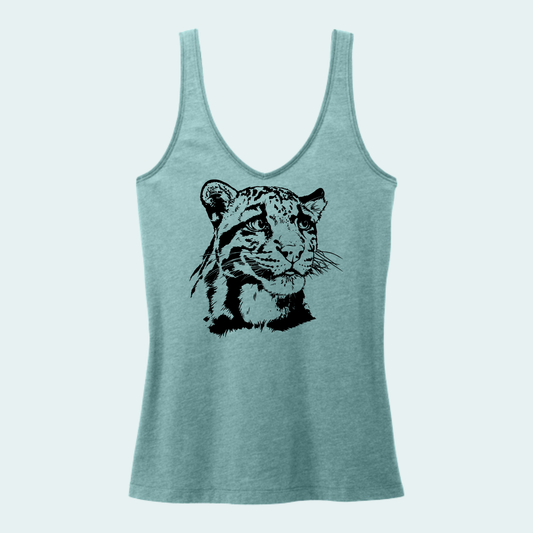 Clouded Leopard (Limited Edition for September) Women's V-Neck Tank