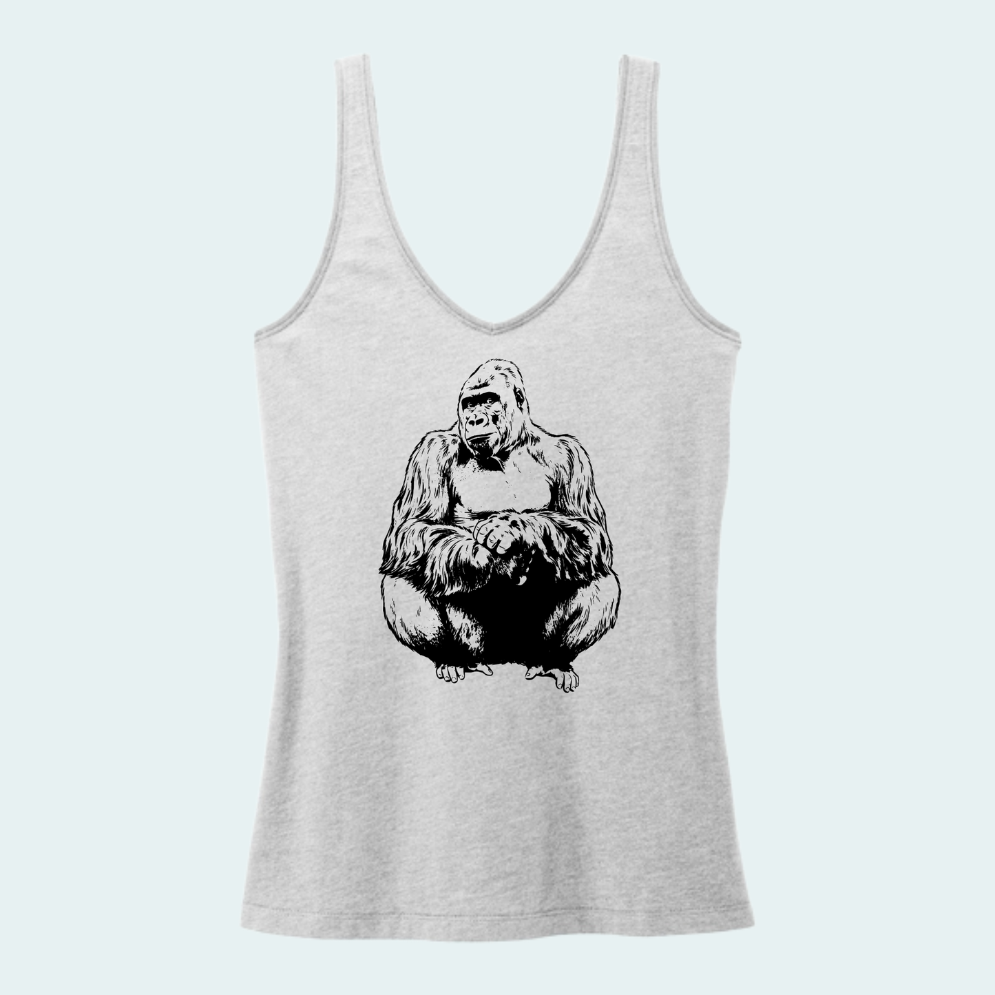 Western lowland Gorilla (Limited Edition for September) Women's V-Neck Tank
