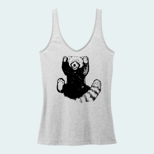 Red Panda - Paws UP (Limited Edition for September) Women's V-Neck Tank