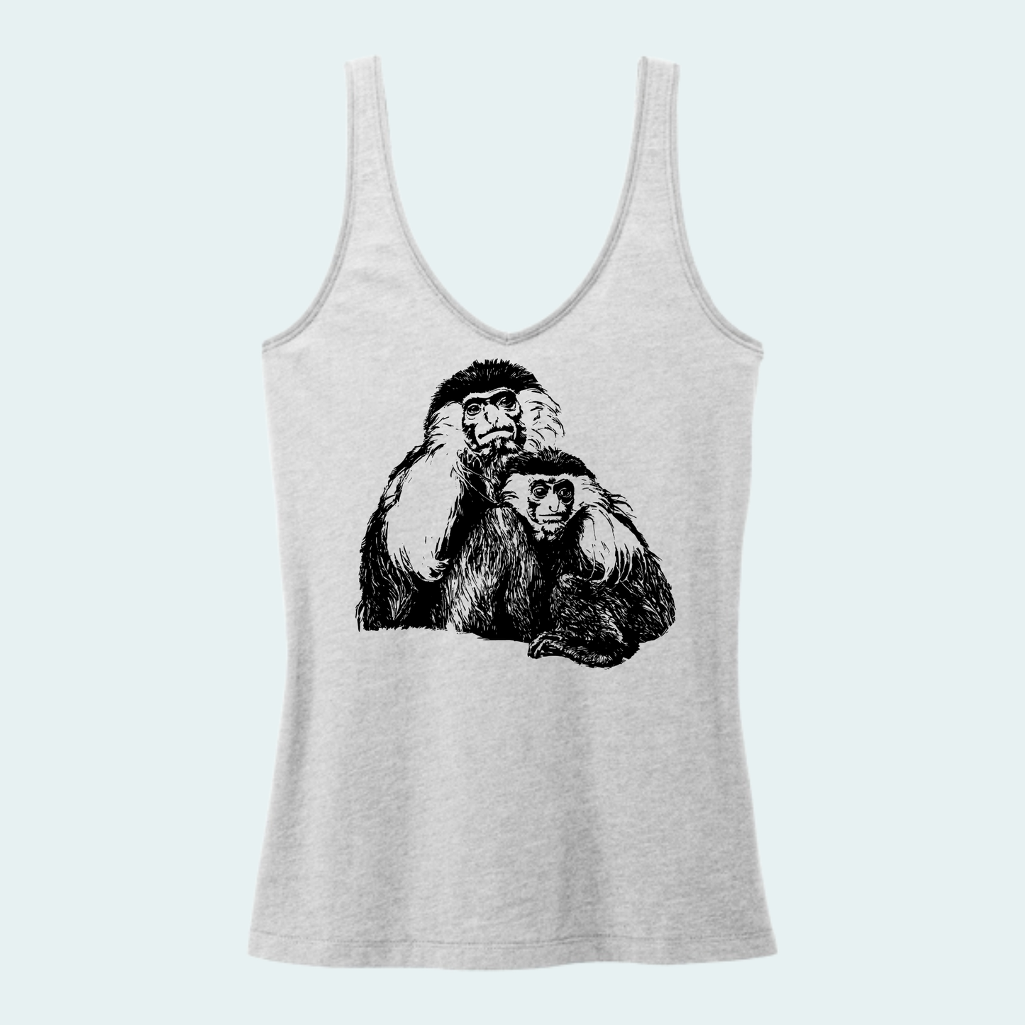Angolan Colobus Fundraiser (Limited Edition for August) Women's V-Neck Tank