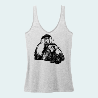 Angolan Colobus Fundraiser (Limited Edition for August) Women's V-Neck Tank