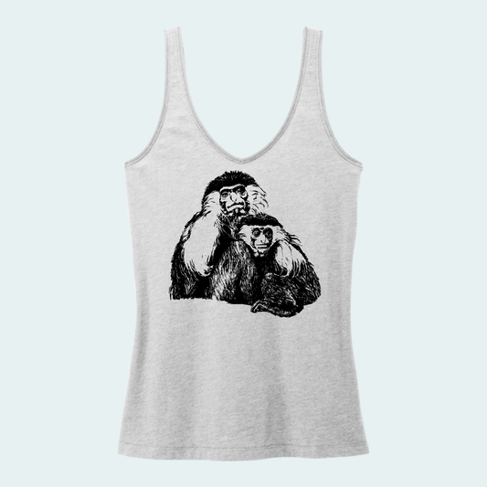 Angolan Colobus Fundraiser (Limited Edition for August) Women's V-Neck Tank