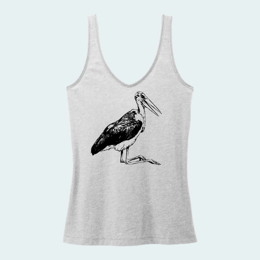 Marabou Stork (Limited Edition for August) Women's V-Neck Tank