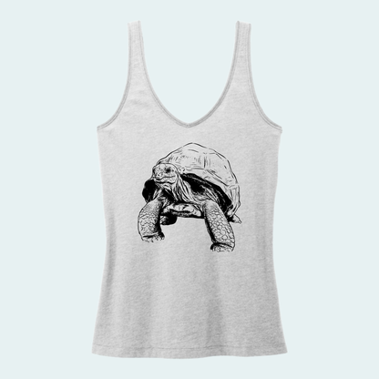 Aldabra Tortoise (Limited Edition for September) Women's V-Neck Tank
