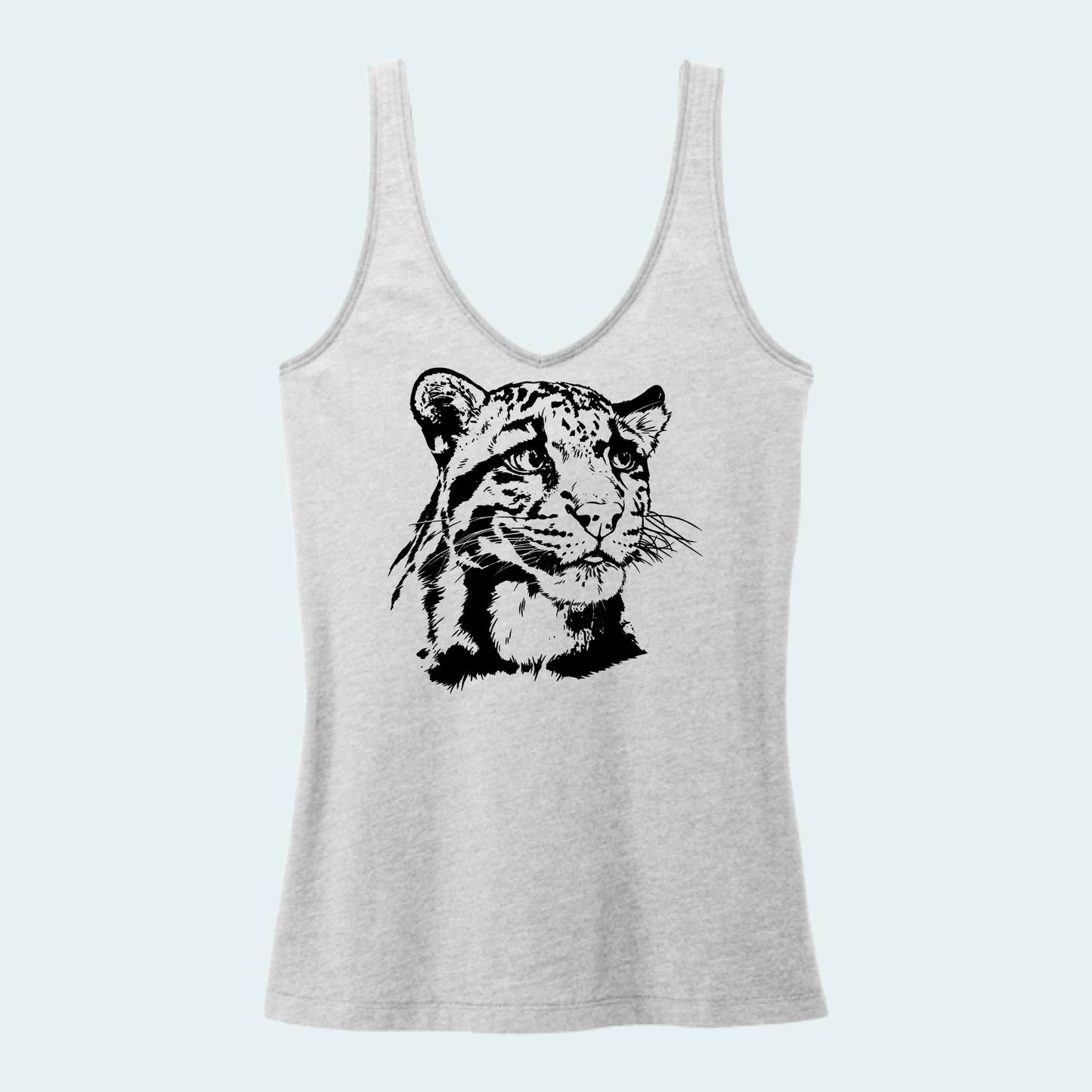 Clouded Leopard (Limited Edition for September) Women's V-Neck Tank