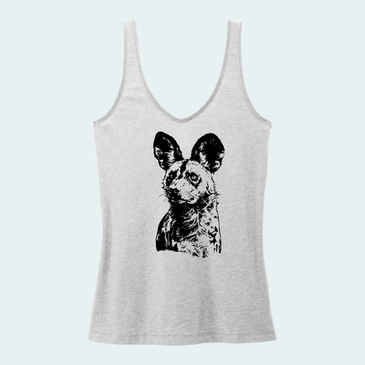 Kalahari African Wild Dog Conservation Trust Fundraiser (Limited Edition for September) Women's V-Neck Tank