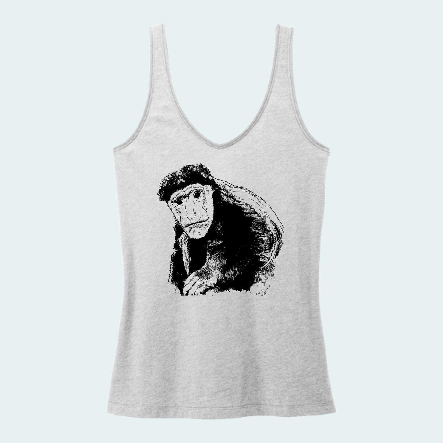 Guereza Colobus Fundraiser (Limited Edition for August) Women's V-Neck Tank