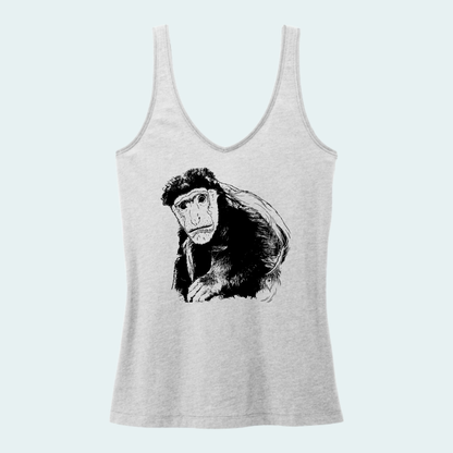 Guereza Colobus Fundraiser (Limited Edition for August) Women's V-Neck Tank