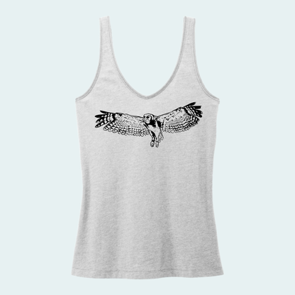 Verreaux's Eagle Owl (Limited Edition for August) Women's V-Neck Tank