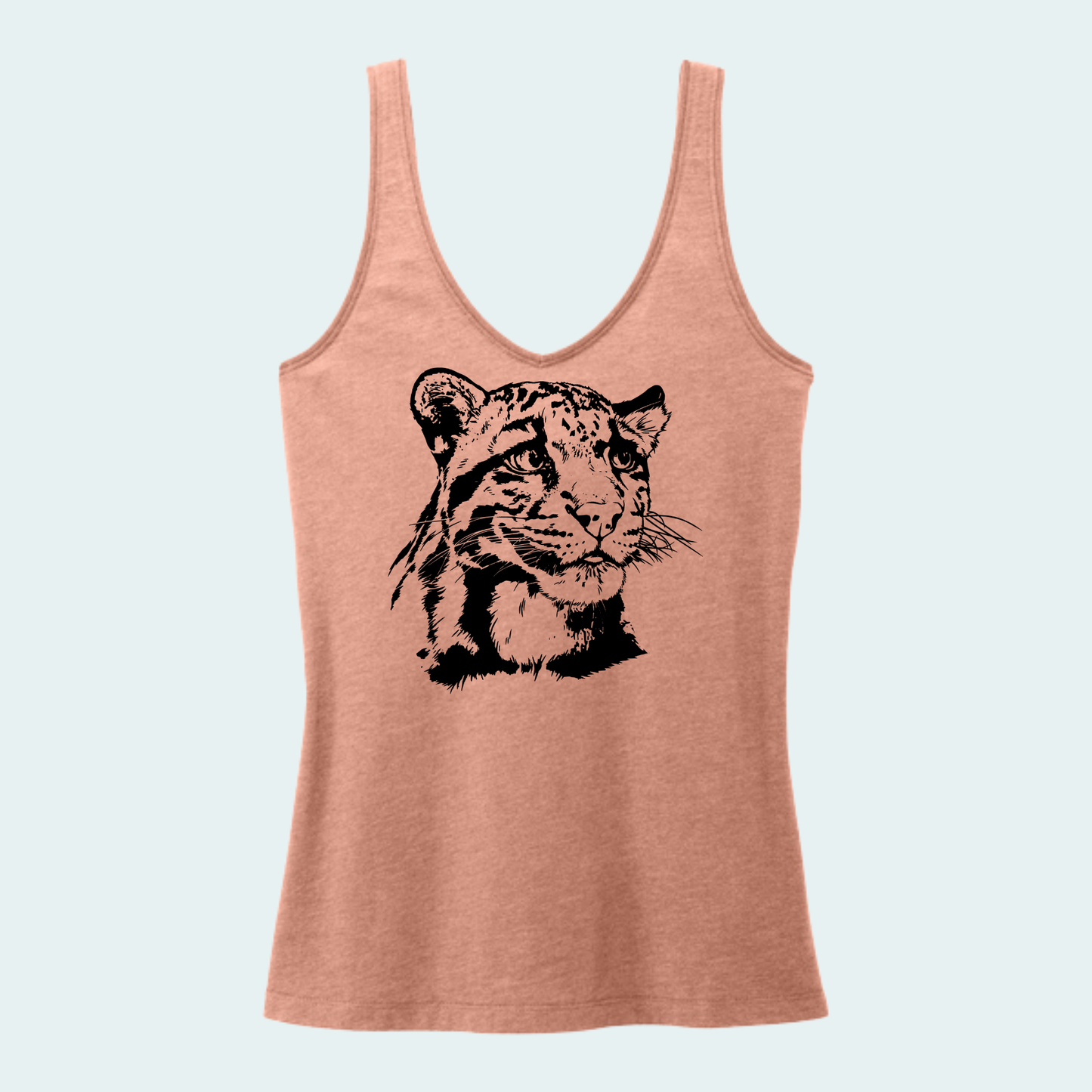 Clouded Leopard (Limited Edition for September) Women's V-Neck Tank