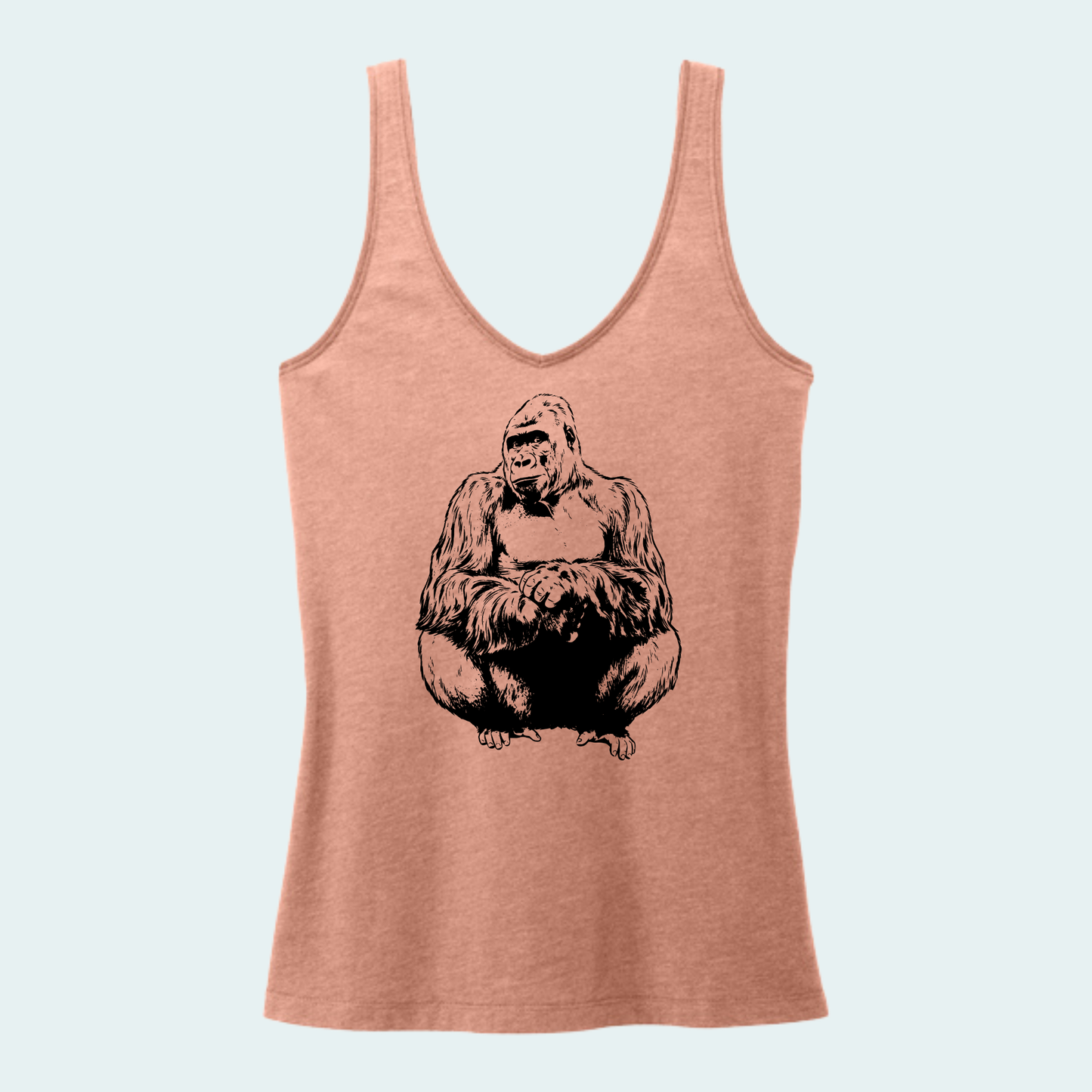 Western lowland Gorilla (Limited Edition for September) Women's V-Neck Tank