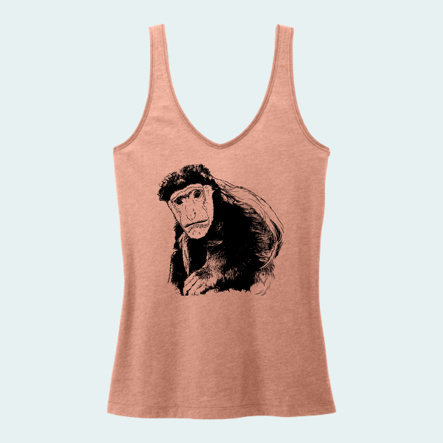 Guereza Colobus Fundraiser (Limited Edition for August) Women's V-Neck Tank