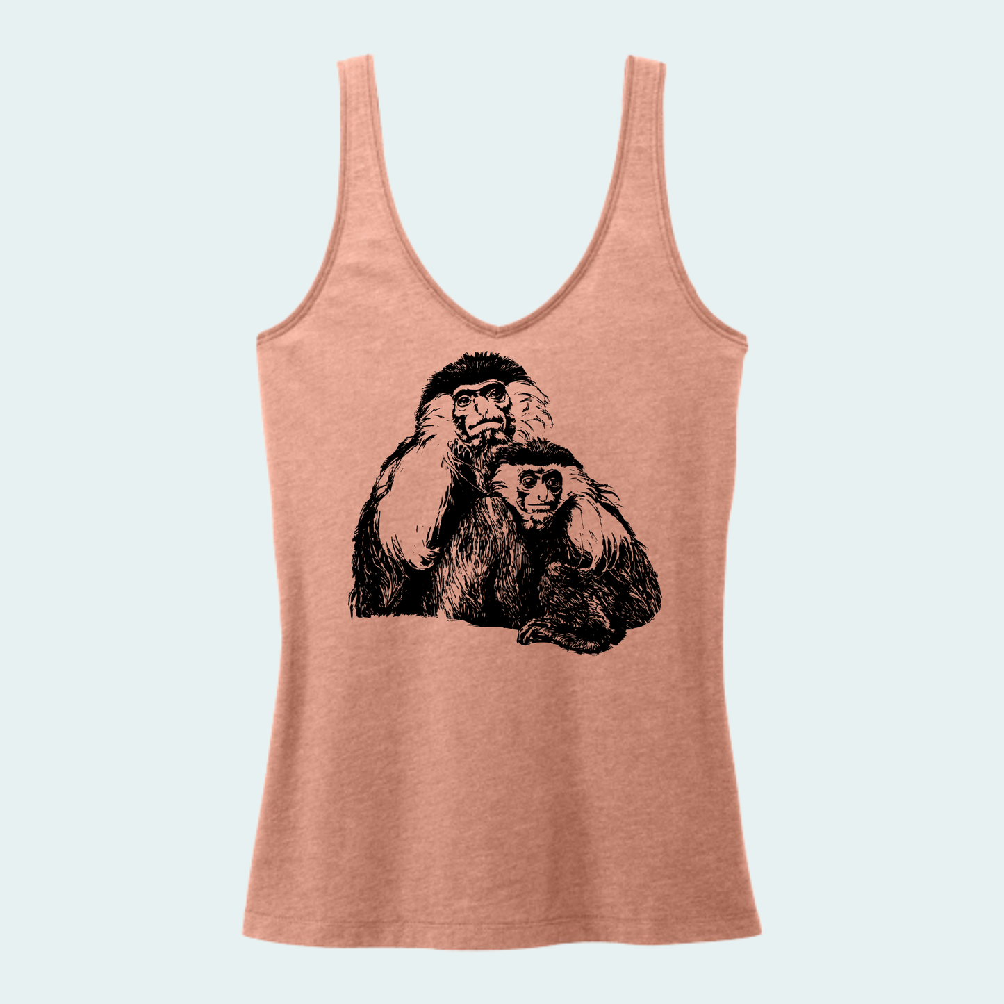 Angolan Colobus Fundraiser (Limited Edition for August) Women's V-Neck Tank