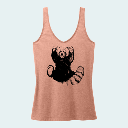 Red Panda - Paws UP (Limited Edition for September) Women's V-Neck Tank