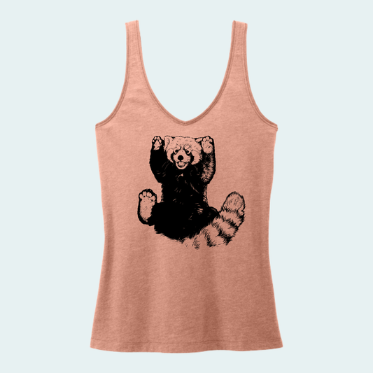 Red Panda - Paws UP (Limited Edition for September) Women's V-Neck Tank