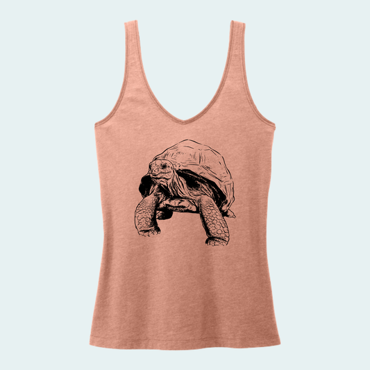 Aldabra Tortoise (Limited Edition for September) Women's V-Neck Tank