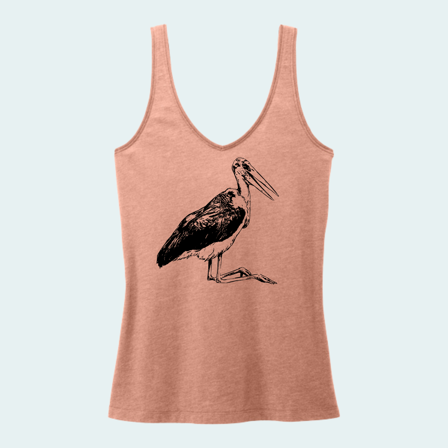 Marabou Stork (Limited Edition for August) Women's V-Neck Tank