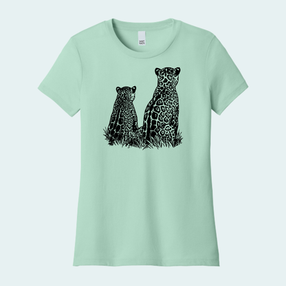 Two Jaguars -Fundraiser for Wild Cat Research and Management (Limited Edition for October) Women's Tee