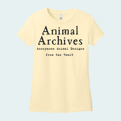 Animal Archives (Anonymous Animal Designs from the Vault) Women's Tee