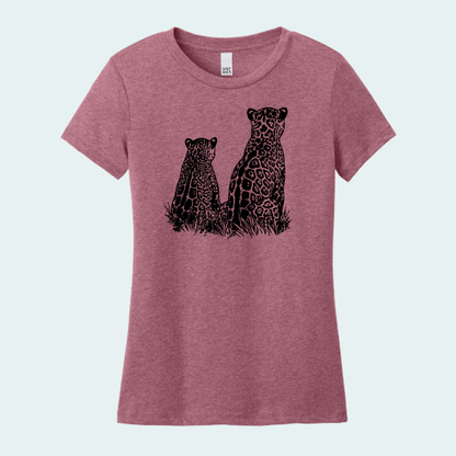 Two Jaguars -Fundraiser for Wild Cat Research and Management (Limited Edition for October) Women's Tee