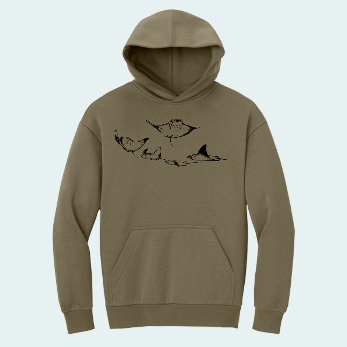 Cownose Rays (Limited Edition for October) Heavyweight Fleece Hoodie