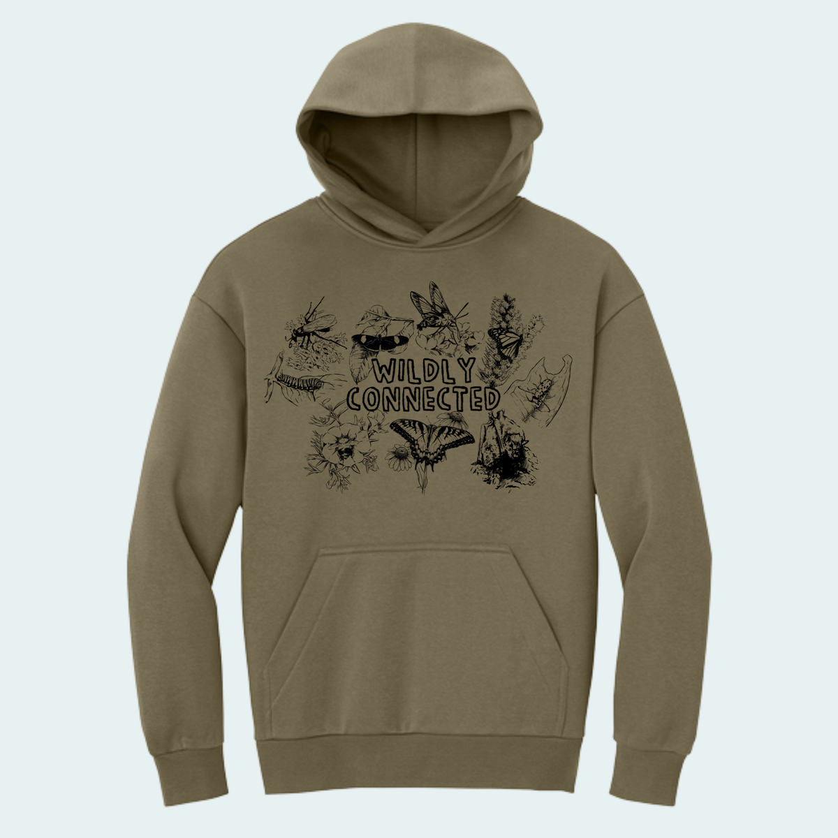 Wildly Connected - Pollinator Partnership Fundraiser (Limited Edition for October) Heavyweight Fleece Hoodie